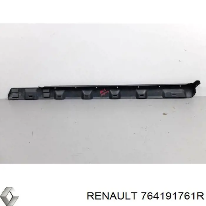 Накладка зовнішня (молдинг) порога, лівий Renault (RVI) 764191761R ціна, від 62.08 USD