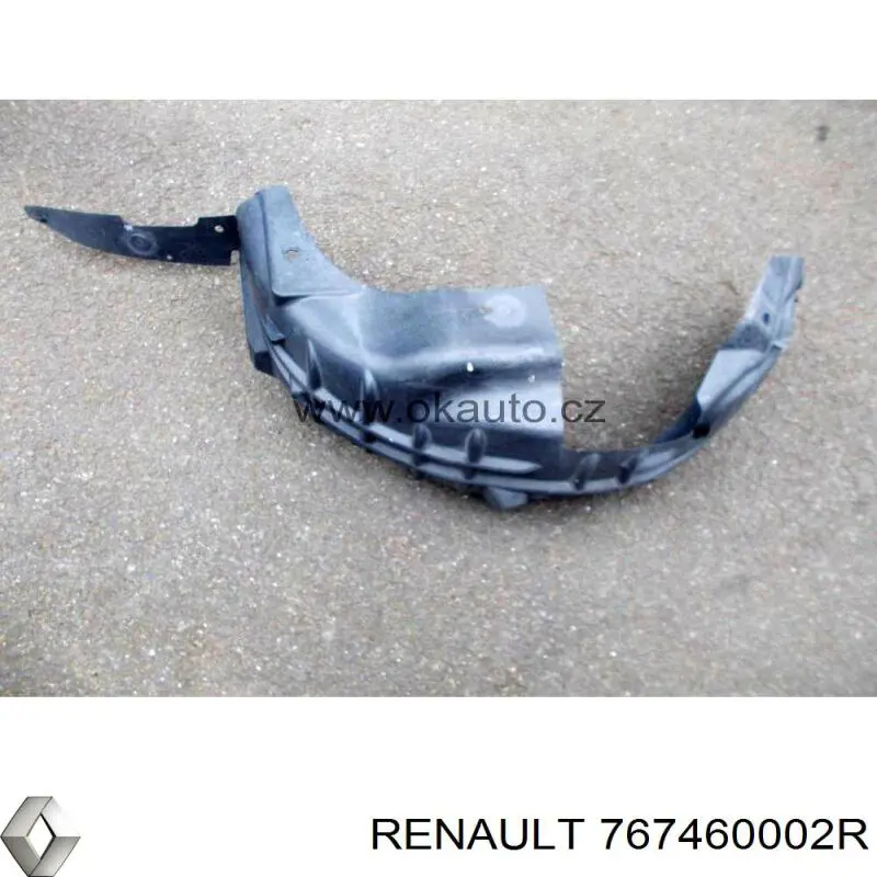Підкрилок заднього крила, правий Renault (RVI) 767460002R ціна, від 28.16 USD