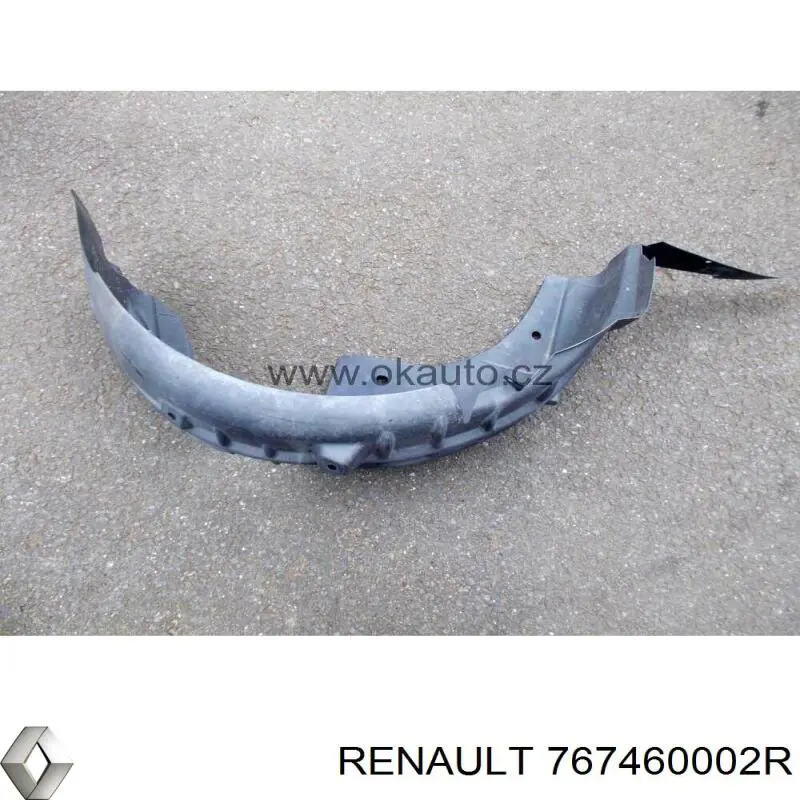 Підкрилок заднього крила, правий Renault Laguna 3 (KT0) (Рено Лагуна)