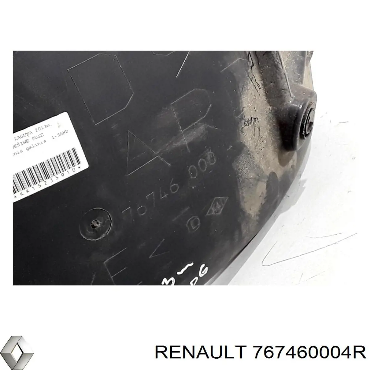 767460004R Renault (RVI) Підкрилок задній правий