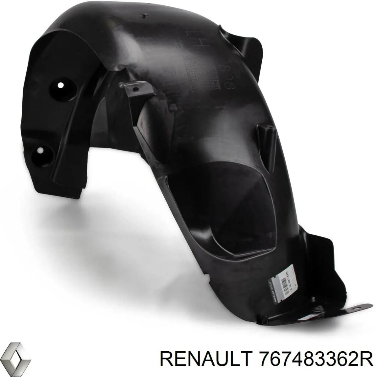 Підкрилок заднього крила, правий Renault (RVI) 767483362R ціна, від 62.36 USD