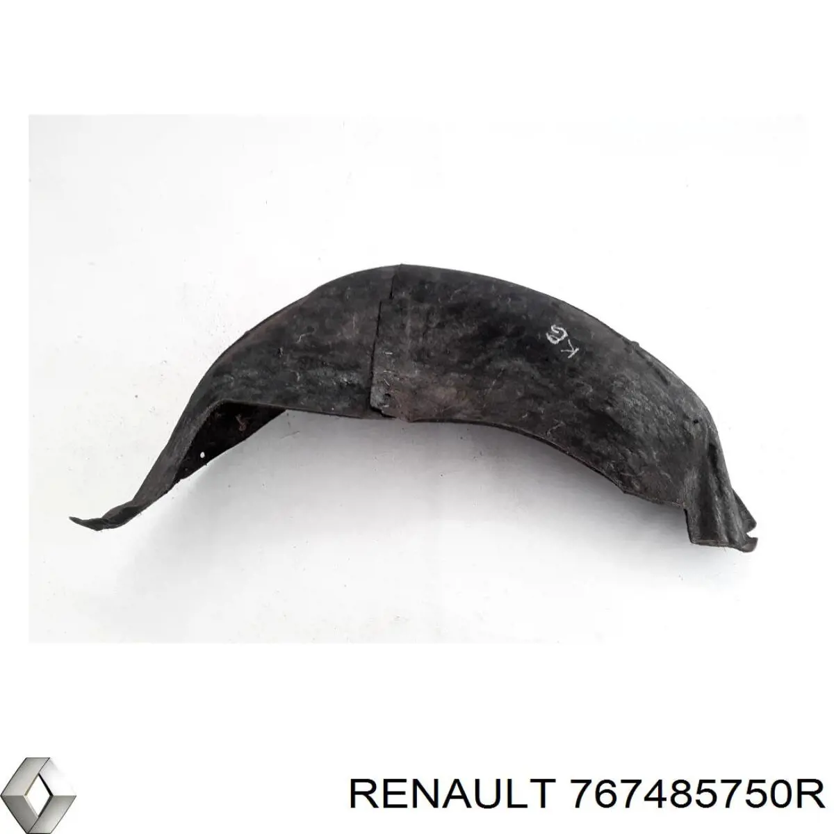 Підкрилок заднього крила, правий 767485750R Renault (RVI)