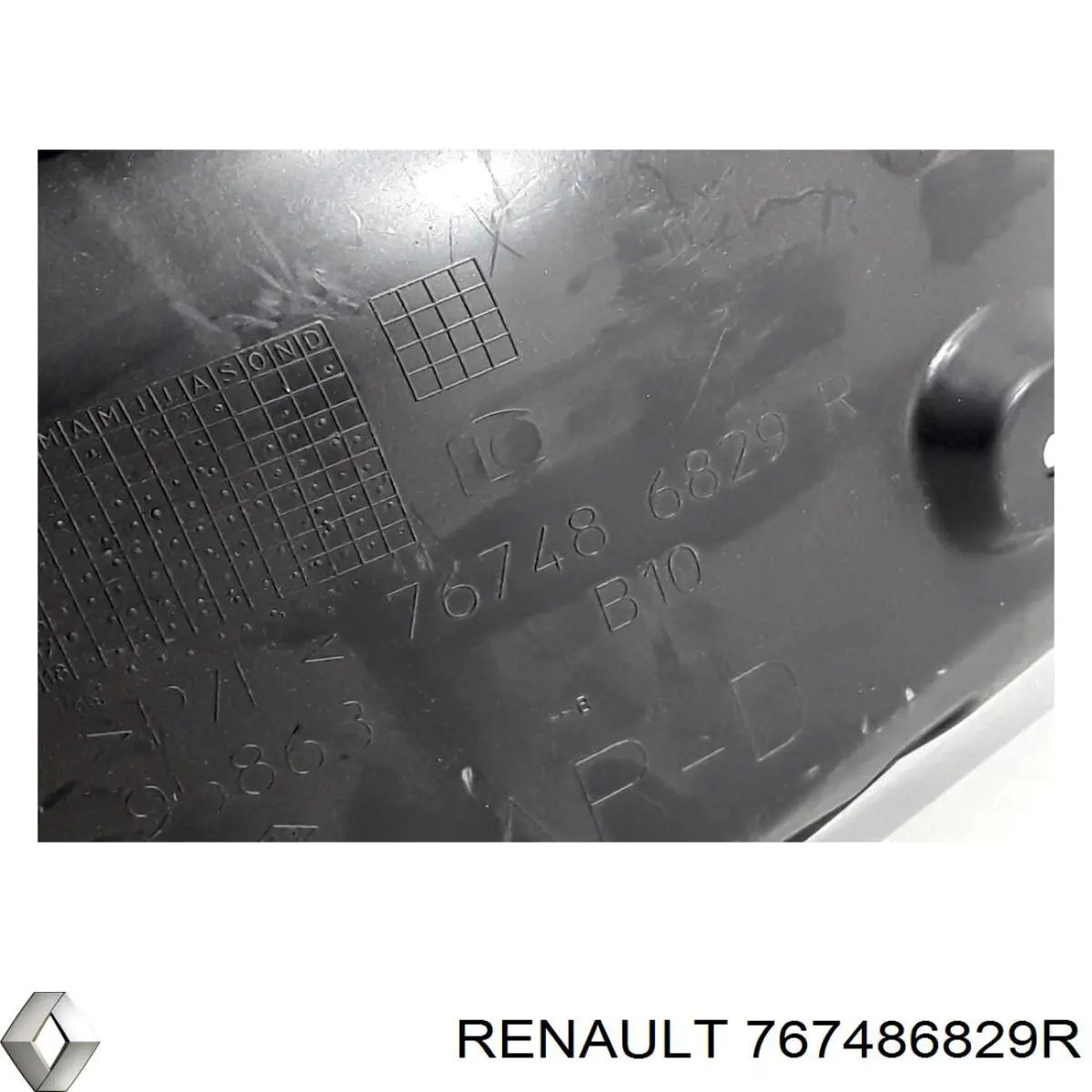 Підкрилок заднього крила, правий 767486829R Renault (RVI)