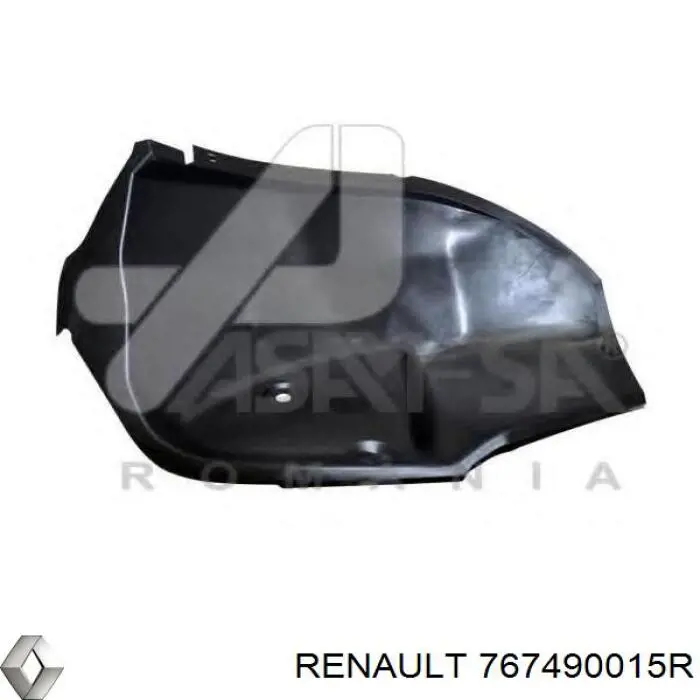 Купити 767490015R Renault (RVI) Підкрилок заднього крила, лівий задній