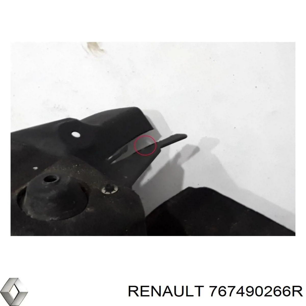 Підкрилок заднього крила, лівий Renault (RVI) 767490266R ціна, від 232.24 USD