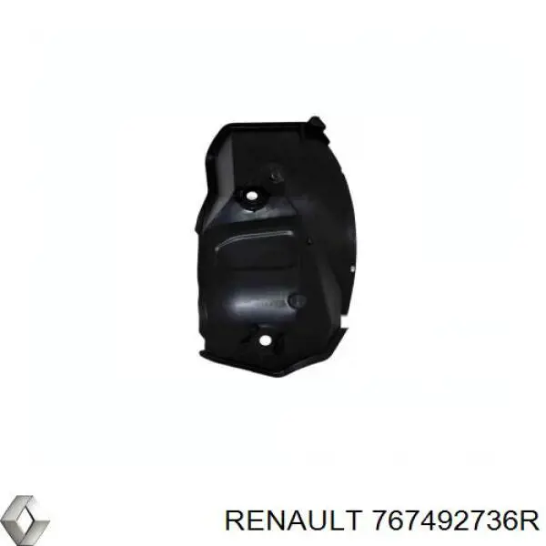 Підкрилок заднього крила, лівий задній Renault (RVI) 767492736R ціна, від 12.06 USD