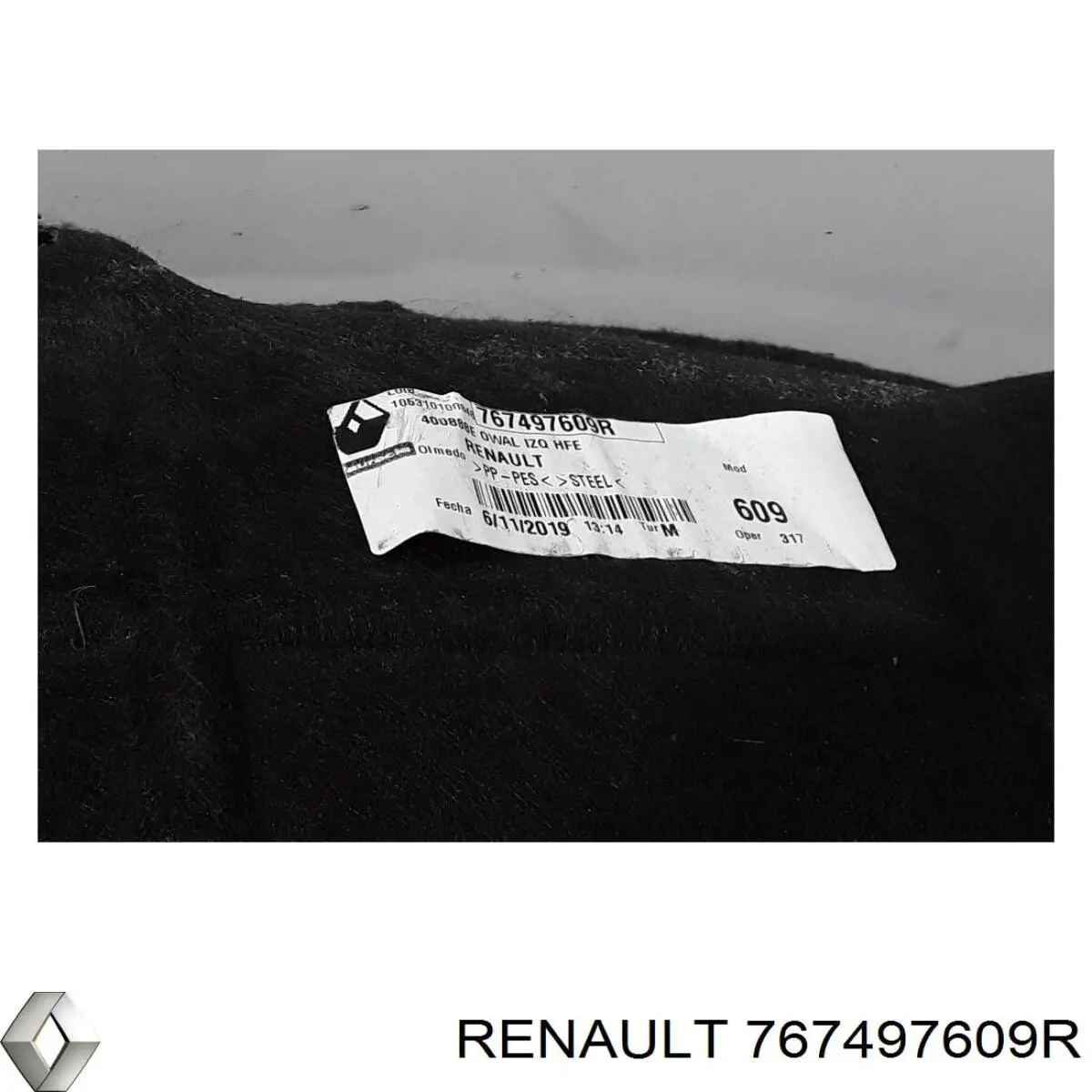 Купити 767497609R Renault (RVI) Підкрилок заднього крила, лівий