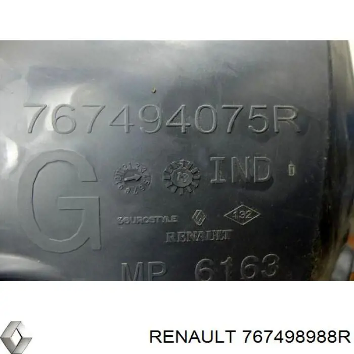 Купити 767498988R Renault (RVI) Підкрилок заднього крила, лівий