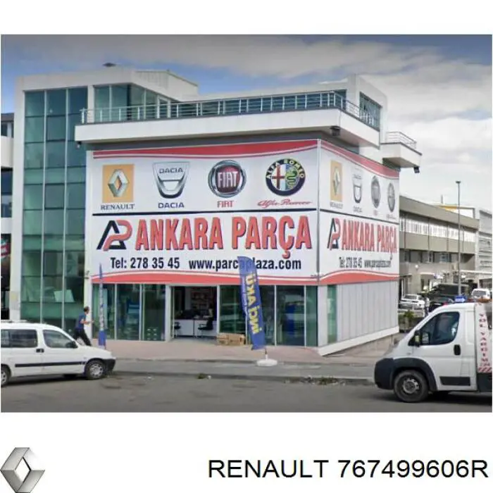 Підкрилок заднього крила, лівий задній Renault (RVI) 767499606R ціна, від 12.06 USD
