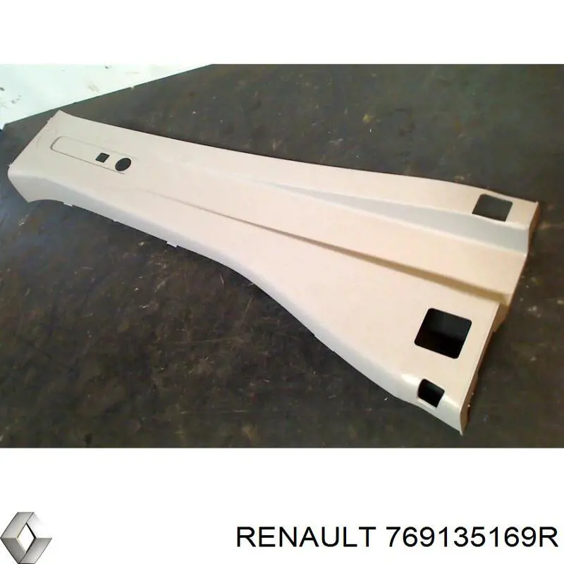 Обшивка стійки кузова внутрішня, середня права Renault (RVI) 769135169R ціна, від 12.42 USD