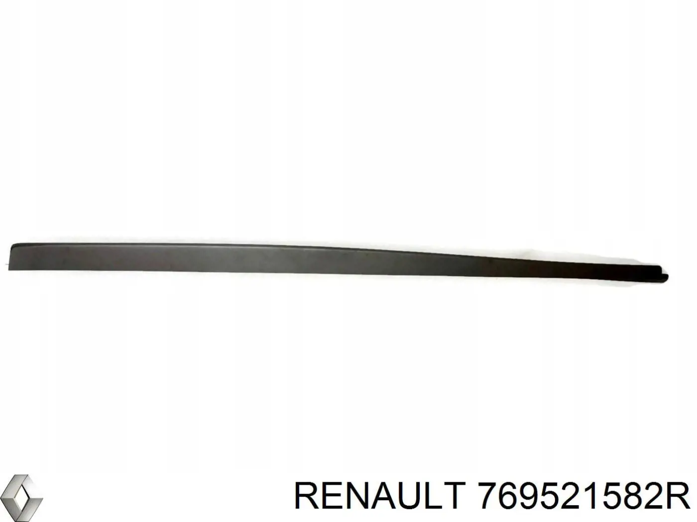 Накладка зовнішня (молдинг) порога, лівий 769521582R Renault (RVI)