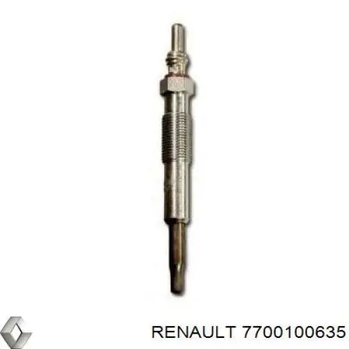 Свічка накалу 7700100635 Renault (RVI)