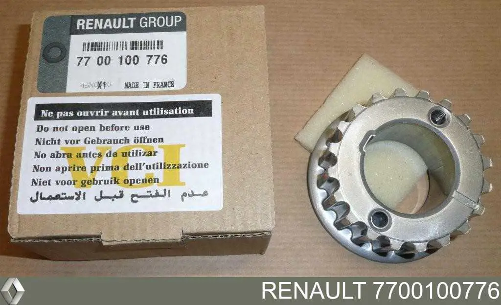 Зірочка приводу коленвала двигуна Renault (RVI) 7700100776 ціна, від 15.20 USD