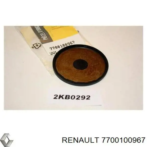 7700100967 Renault (RVI) заглушка гбц/блоку циліндрів
