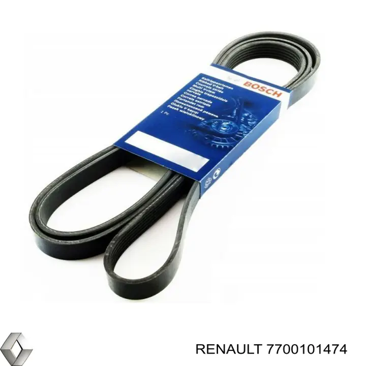 Клиновий ремінь Renault (RVI) 7700101474 ціна, від 11.91 USD