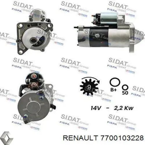 Купити 7700103228 Renault (RVI) 