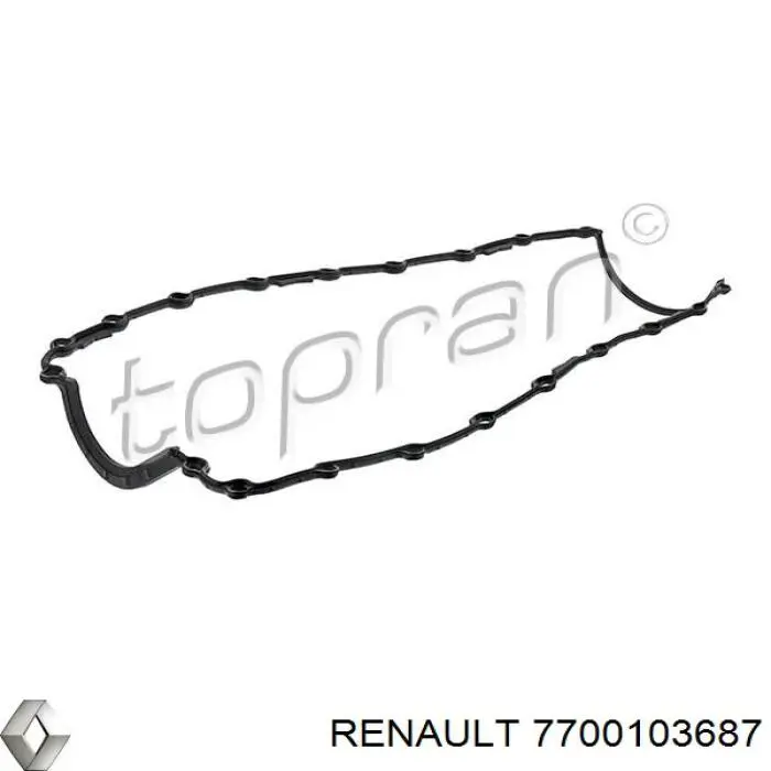 Прокладка піддону картера двигуна Renault (RVI) 7700103687 ціна, від 8.17 USD