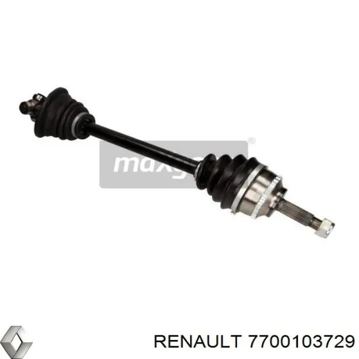 Привід передній лівий Renault (RVI) 7700103729 ціна, від 61.50 USD