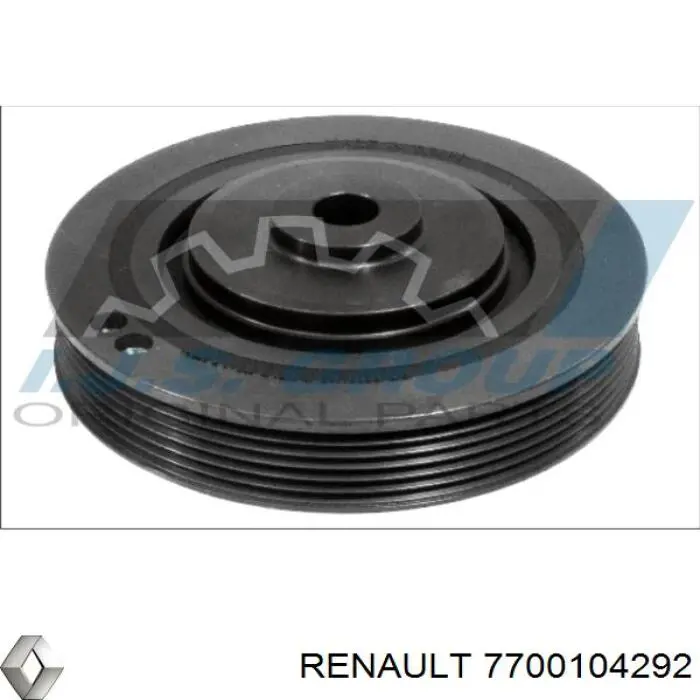 Шків колінвала (демпфер ) Renault (RVI) 7700104292 ціна, від 32.52 USD