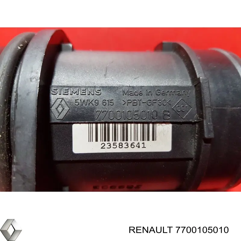 Датчик масової витрати повітря Renault (RVI) 7700105010 ціна, від 33.82 USD