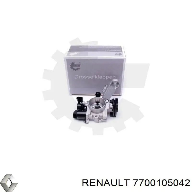 Купити 7700105042 Renault (RVI) Дросільна заслінка