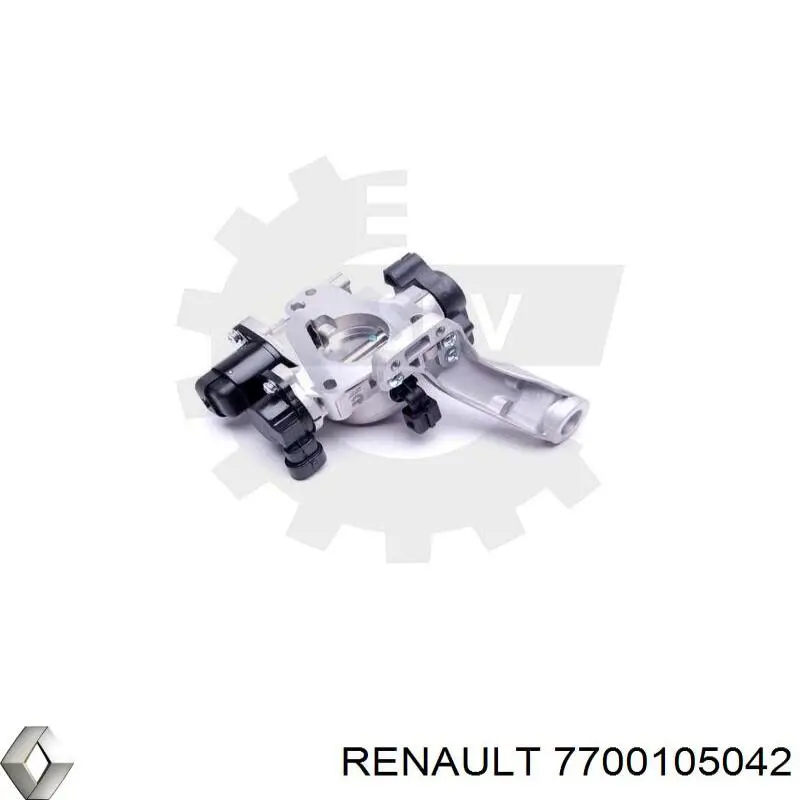 Дросільна заслінка 7700105042 Renault (RVI)