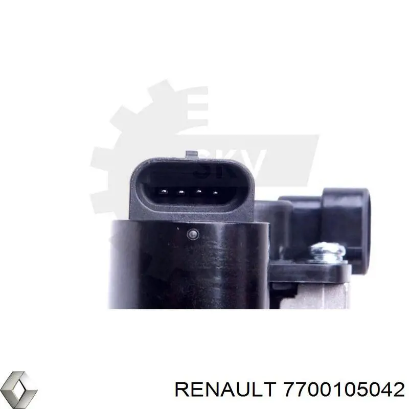 Заслінка повітряна Renault (RVI) 7700105042
