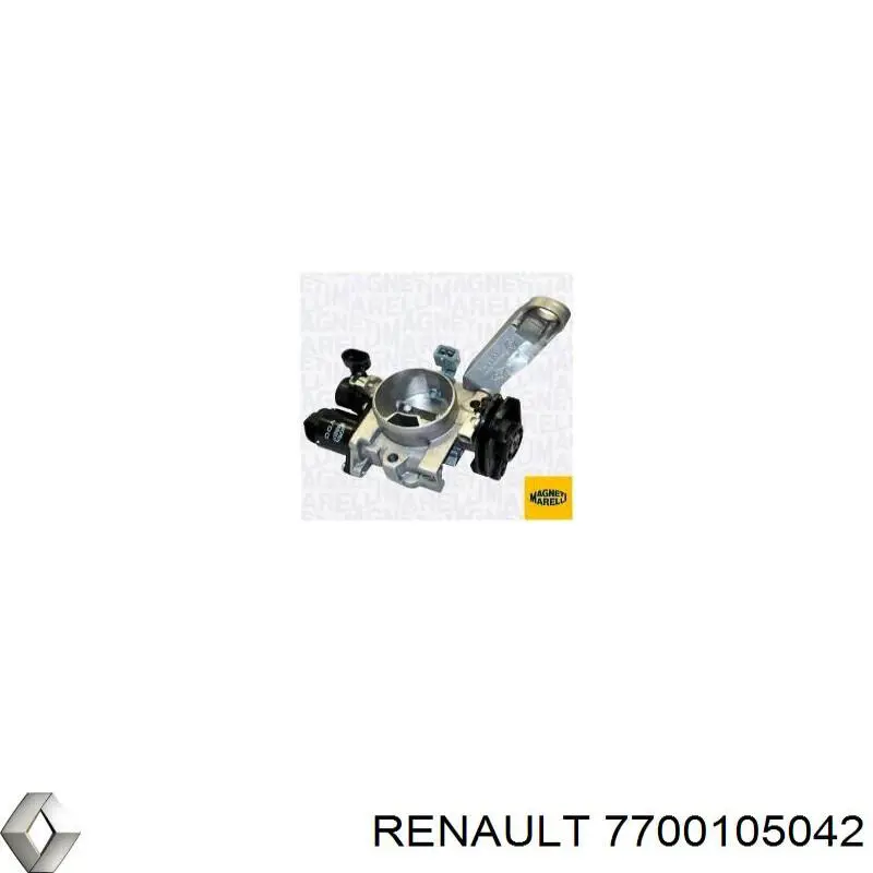 7700105042 Renault (RVI) Дросільна заслінка в зборі