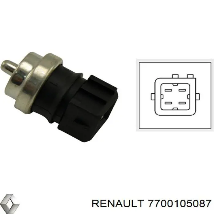 7700105087 Renault (RVI) Покажчик температури охолоджуючої рідини