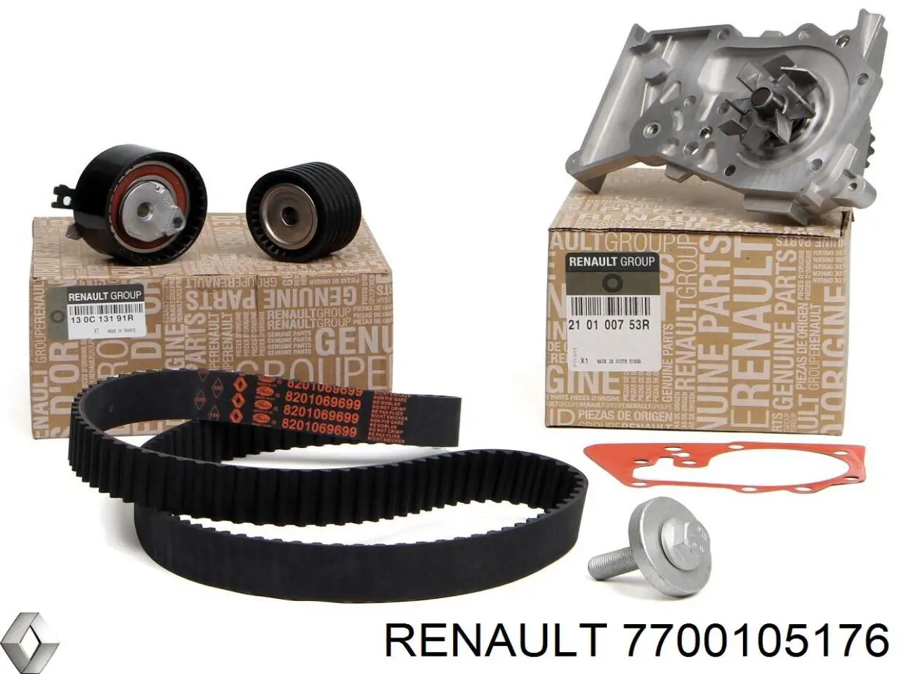 Купити 7700105176 Renault (RVI) Насос охолоджуючої рідини