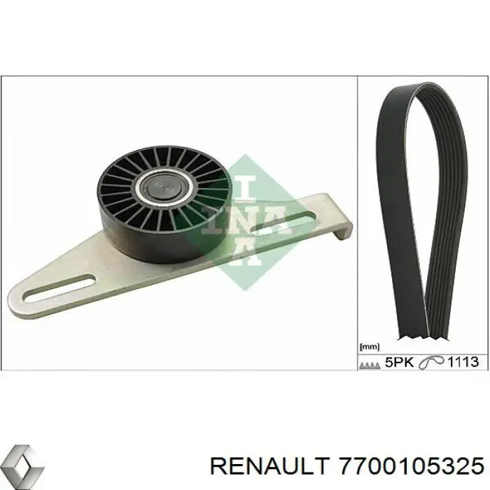 7700105325 Renault (RVI) Натяжна планка поліклинового ременя