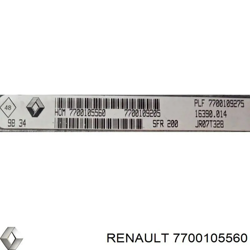 Електронний блок керування двигуном 7700105560 Renault (RVI)