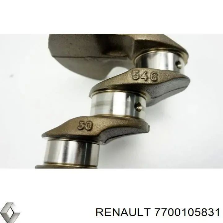 Вал колінчастий і маховик Renault (RVI) 7700105831 ціна, від 182.07 USD