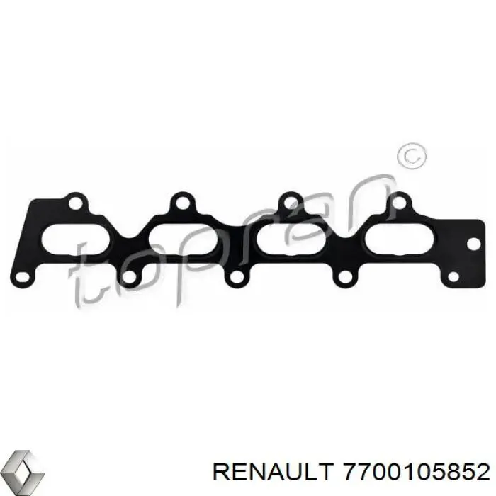 Прокладка впускного колектора Renault (RVI) 7700105852 ціна, від 4.39 USD