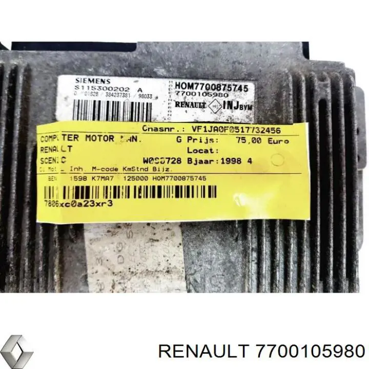  7700105980 Renault (RVI)