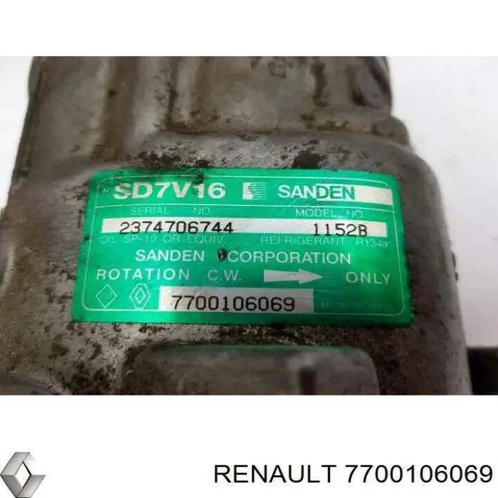 Компресор системи кондиціювання MSG Rebuilding SD7V161152 ціна, від 63.33 USD