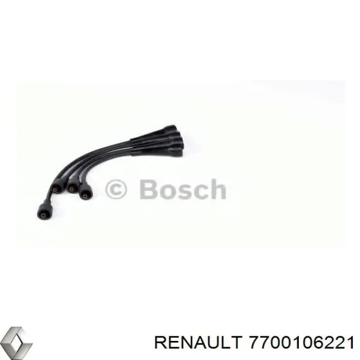 7700106221 Renault (RVI) дріт високовольтні, комплект
