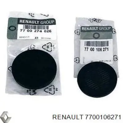 7700106271 Renault (RVI) заглушка гбц/блоку циліндрів