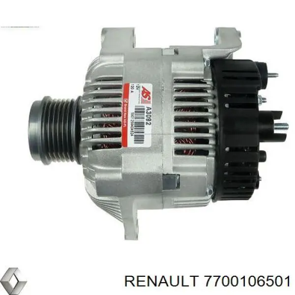 Генератор Renault (RVI) 7700106501 ціна, від 92.63 USD
