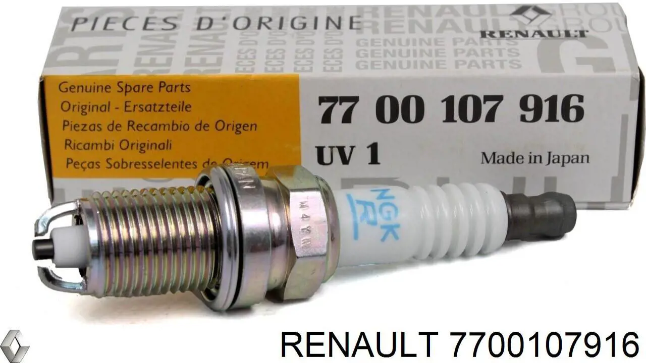 Свічки автомобільні Renault (RVI) 7700107916 ціна, від 3.37 USD