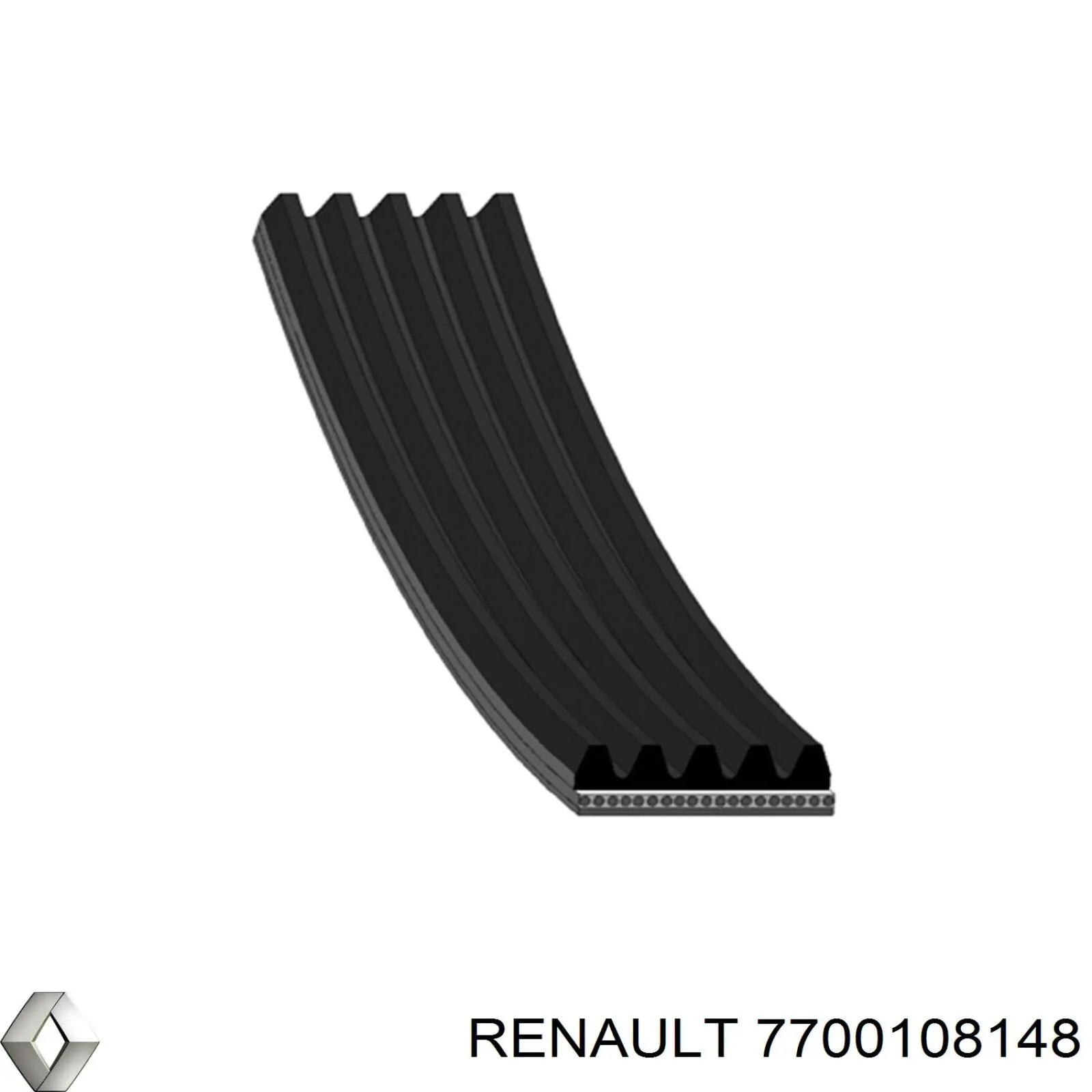 7700108148 Renault (RVI) ремінь приводний, агрегатів