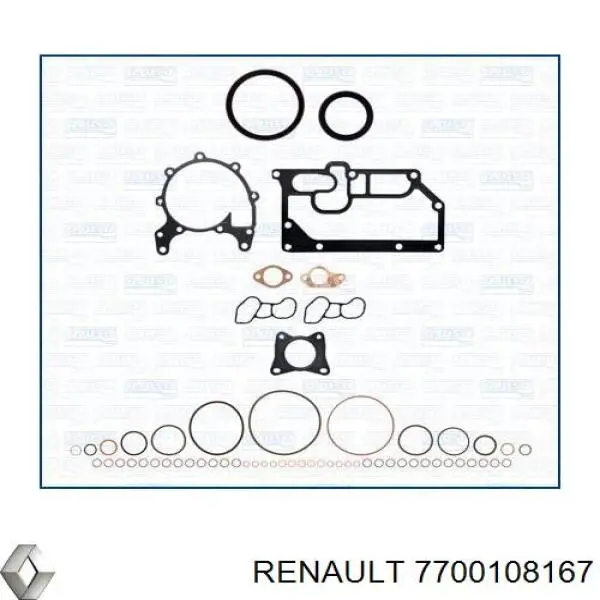 Прокладка головки блока циліндрів (ГБЦ) 7700108167 Renault (RVI)