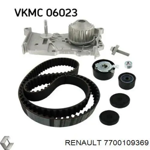 Комплект ГРМ Renault (RVI) 7700109369 ціна, від 68.91 USD
