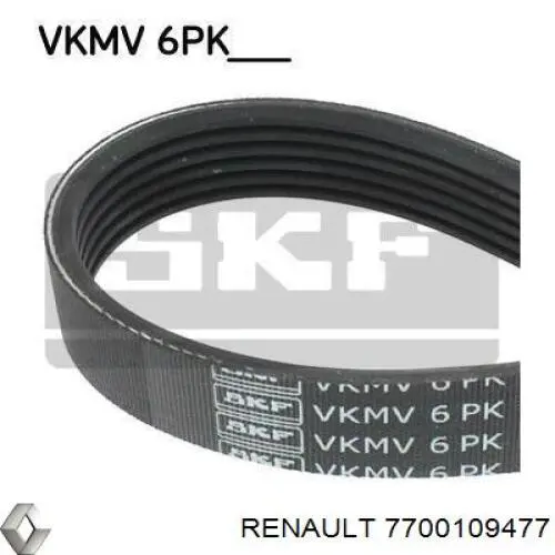 7700109477 Renault (RVI) Поліклиновий ремінь