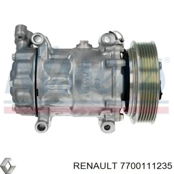 Компресор кондиціонера 7700111235 Renault (RVI)