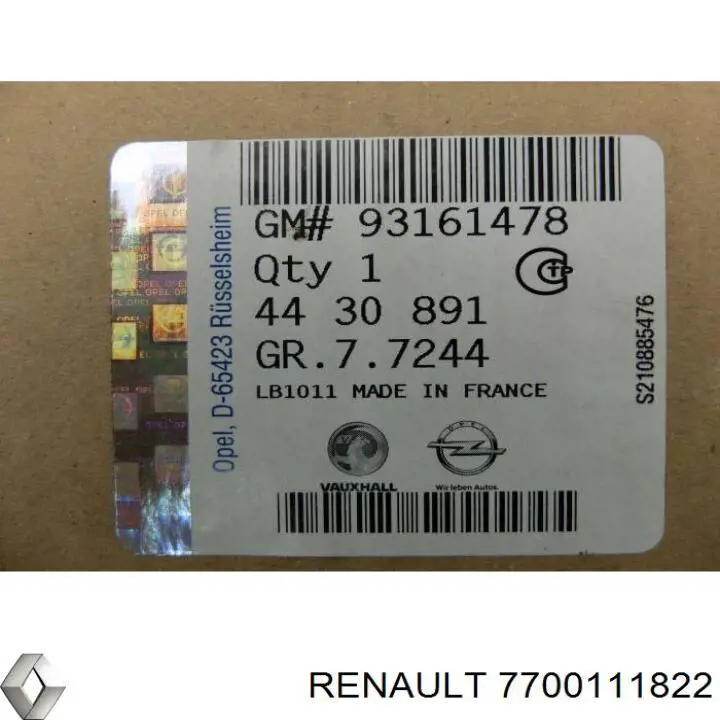 Купити 7700111822 Renault (RVI) Натягувач ременя ГРМ