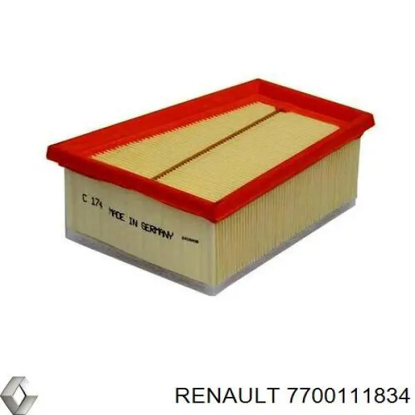 7700111834 Renault (RVI) фільтр повітряний