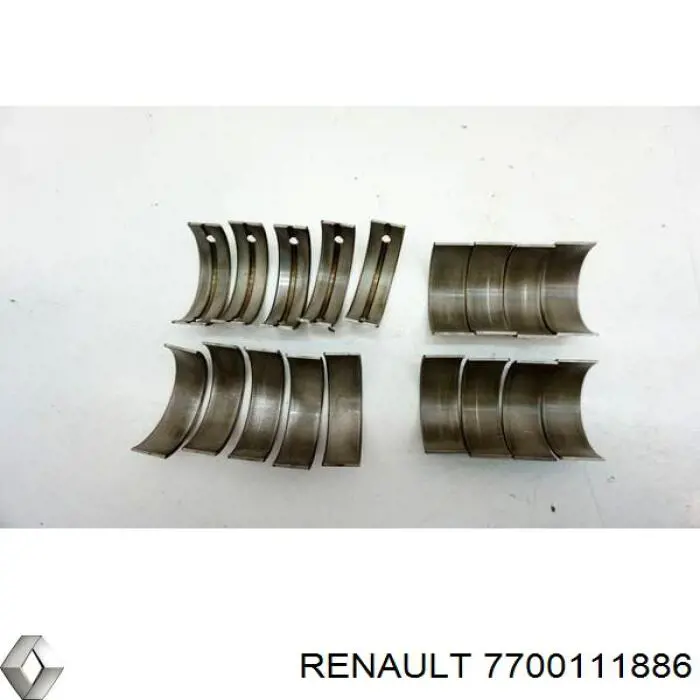 Вал колінчастий і маховик Renault (RVI) 7700111886 ціна, від 140.92 USD