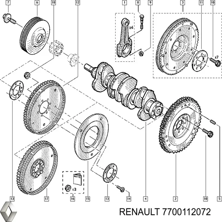  7700112072 Renault (RVI)