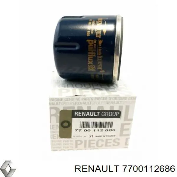 Масляний фільтр двигуна Renault (RVI) 7700112686 ціна, від 6.41 USD